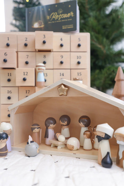 🎄Holiday Pre-Sale 49% OFF🔥-✝️The Rescuer –Nativity Advent Calendar