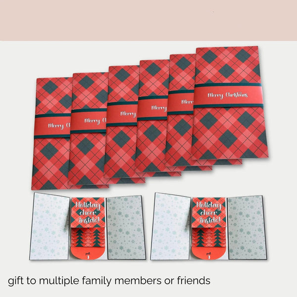 🔥Last Day 49% OFF - 🎅✨Handmade Waterfall Christmas Gift Card Booklet♻️Free PDF Included!