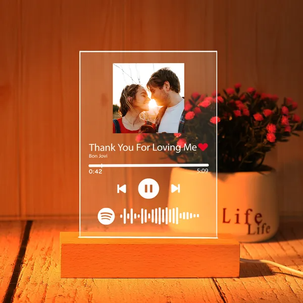 Custom Plaque Scannable Music Plaque