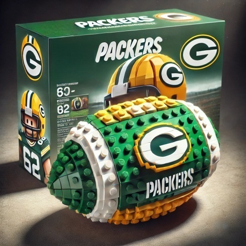 NFL Team Building Block Football Set DDT CTND