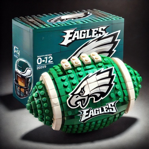 NFL Team Building Block Football Set DDT CTND
