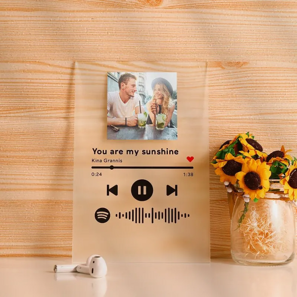 Custom Plaque Scannable Music Plaque