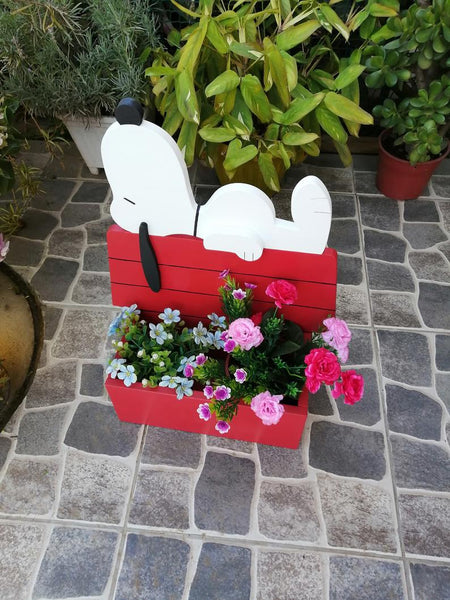 Cartoon Red Roof Planter Flower Pot