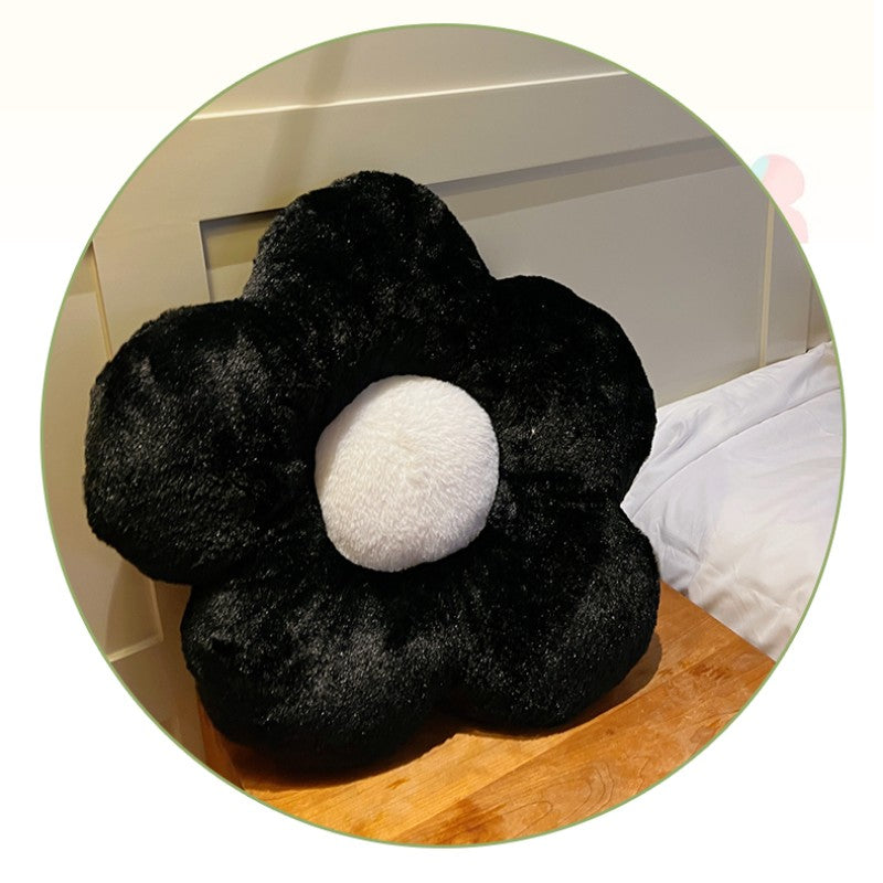 Feblilac Plumeria Plush Cushion Seat Pads