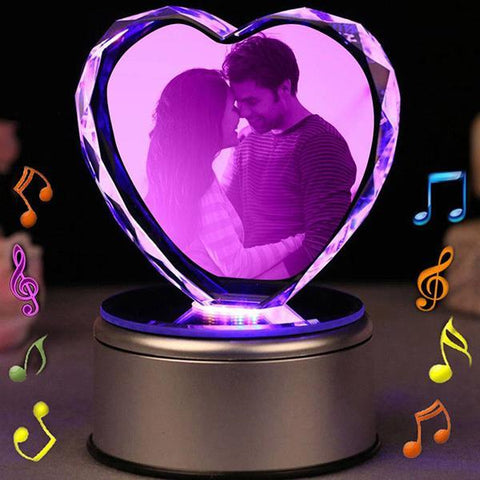 Magic Custom Photo Night Lamp, Colorful Lights Keepsake Gift