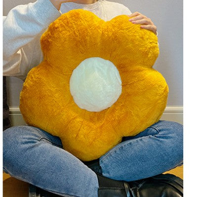 Feblilac Plumeria Plush Cushion Seat Pads