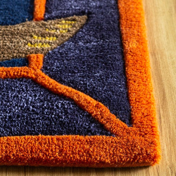 Feblilac Abstract Shadowless Feet Handmade Tufted Acrylic Livingroom Carpet Area Rug